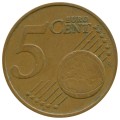 5 cents 2009-2023 Slovakia, regular mintage, from circulation