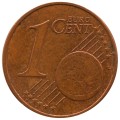 1 цент 2002-2023 Австрия, из обращения