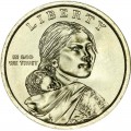 1 Dollar 2018 USA Sacagawea, Jim Thorpe, minze P