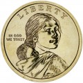 1 Dollar 2018 USA Sacagawea, Jim Thorpe, minze D