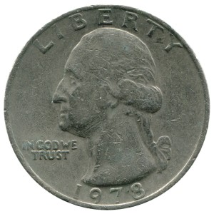 25 центов 1978 США, Вашингтон, P цена, стоимость