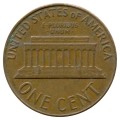 1 cent 1964 Lincoln USA, mint D, from circulation