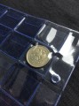 Лист для монет, на 70 ячеек, размер OPTIMA, ЛМБ-70, ячейка 25x23 мм. Россия