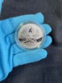 1 доллар 1995 США XXVI Олимпиада Легкая атлетика,  proof, серебро