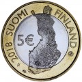 5 евро 2018 Финляндия, пороги Таммеркоски