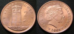 2 pence 2002 Tower "Albert" price, composition, diameter, thickness, mintage, orientation, video, authenticity, weight, Description