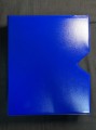 Schuber (Fall) für SOMS-Album, OPTIMA-Größe (blau)