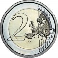 2 евро 2020 Италия, Мария Монтессори (цветная)