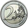 2 euro 2020 Luxembourg, Birth of Prince Charles (colorized)