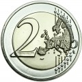 2 евро 2021 Бельгия, Бельгийско-люксембургский экономический союз (цветная)