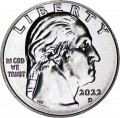 25 cents Quarter Dollar 2022 USA, American Women, Anna May Wong, mint mark D