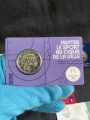 Set 2 Euro 2021 Frankreich, Olympische Sommerspiele 2024 in Paris, 5 Münzen in Blasen