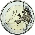 2 евро 2021 Словения, Краеведческий музей Крань (цветная)