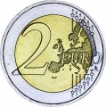 2 евро 2022 Германия, 35-летие программы Эразмус Erasmus, двор G