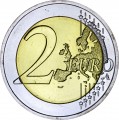 2 евро 2022 Эстония, 35-летие программы Эразмус Erasmus