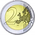 2 euro 2022 Slowakei, 35. Geburtstag des Erasmus Programms