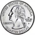 25 cents Quarter Dollar 2002 USA Ohio mint mark D