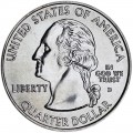 25 центов 2002 США Луизиана (Louisiana) двор D