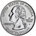 25 cents Quarter Dollar 2002 USA Indiana mint mark D