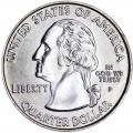 25 cents Quarter Dollar 2000 USA New Hampshire mint mark P