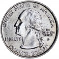 25 cents Quarter Dollar 2002 USA Indiana mint mark P