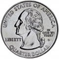 25 cents Quarter Dollar 2004 USA Florida mint mark D