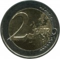2 euro 2021 Luxembourg, 40th anniversary of the marriage of the Grand Duke (colorized)