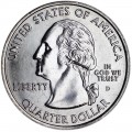 25 cents Quarter Dollar 2004 USA Texas mint mark D