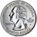 25 cents Quarter Dollar 2008 USA Alaska mint mark P