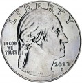 25 cents 2023 USA, American women, number 8, Eleanor Roosevelt, singer, mint D