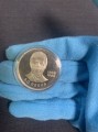 1 Rubel 1984 Sowjet Union, Alexander Popow, Sorte mit dünnen 4, proof