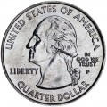 25 cents Quarter Dollar 2007 USA Washington mint mark P