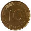 10 Pfennig 1950-2001 Deutschland, aus dem Verkehr