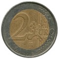2 euro 2002-2006 Deutschland, Regelmaßige Auflage, aus dem Verkehr