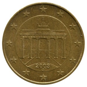 10 центов 2002-2006 Германия, регулярный чекан, из обращения цена, стоимость