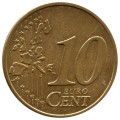 10 центов 2002-2006 Германия, регулярный чекан, из обращения