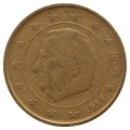 50 центов 1999-2006 Бельгия, регулярный чекан, из обращения