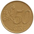 50 центов 1999-2006 Бельгия, регулярный чекан, из обращения