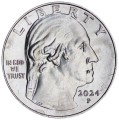 25 cents 2024 USA, American women, number 11, Pauli Murray, mint P