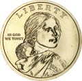 1 доллар 2024 США Сакагавея, Закон о гражданстве индейцев (цветная)