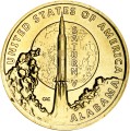1 dollar 2024 USA, Innovation, Alabama, Saturn 5, Rocket, space, mint P