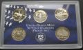 A set of 25 cents 1999 USA, mint S, proof, nickel