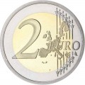 2 euro 2005 Belgien, Gedenkmünze Union Economique Belgo-Luxembourgeoise Farbig