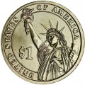 1 Dollar 2007 USA, 2 Präsident John Adams D
