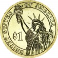 1 Dollar 2010 USA, 16 Präsident Abraham Lincoln P