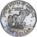1 dollar 1999 USA Susan B. Anthony mint mark D, from circulation