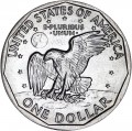 1 доллар 1981 США Сьюзан Энтони двор S, из обращения