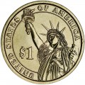 1 Dollar 2010 USA, 14 Präsident Franklin Pierce D