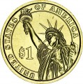 1 доллар 2010 США, 16 президент Авраам Линкольн двор D