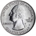 25 cents Quarter Dollar 2010 USA Mount Hood 5th National Park mint mark D